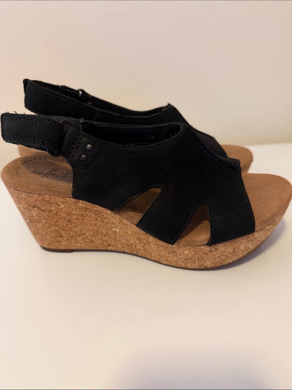 Clarks Collection Wedge Sandals - Comfort Slingback